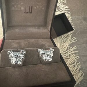 Alfred Dunhill Bulldog Cufflinks in Box